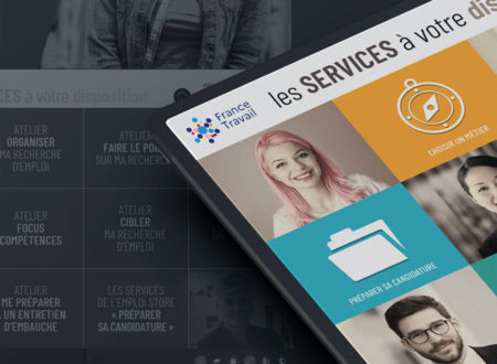 UX UI application mobile tablette France Travail