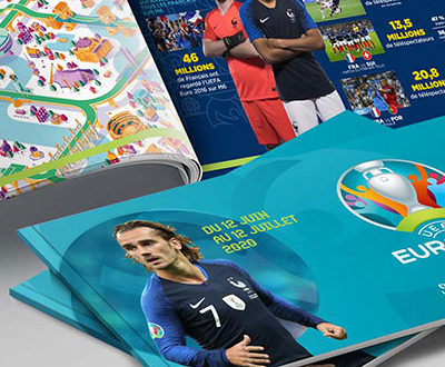 photo Griezmann mbappé brochure foot