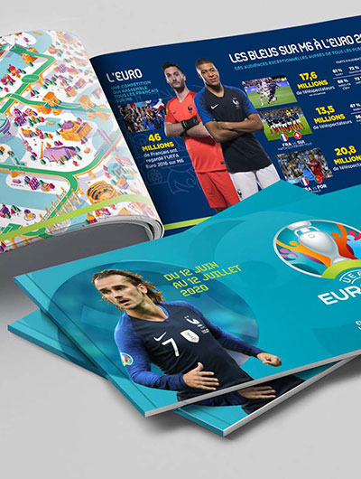 photo Griezmann mbappé brochure foot